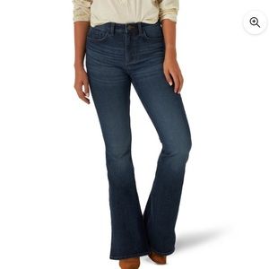 Lee Slim fit flare high-rise